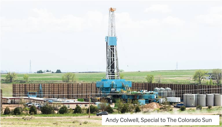 Ault fracking rig